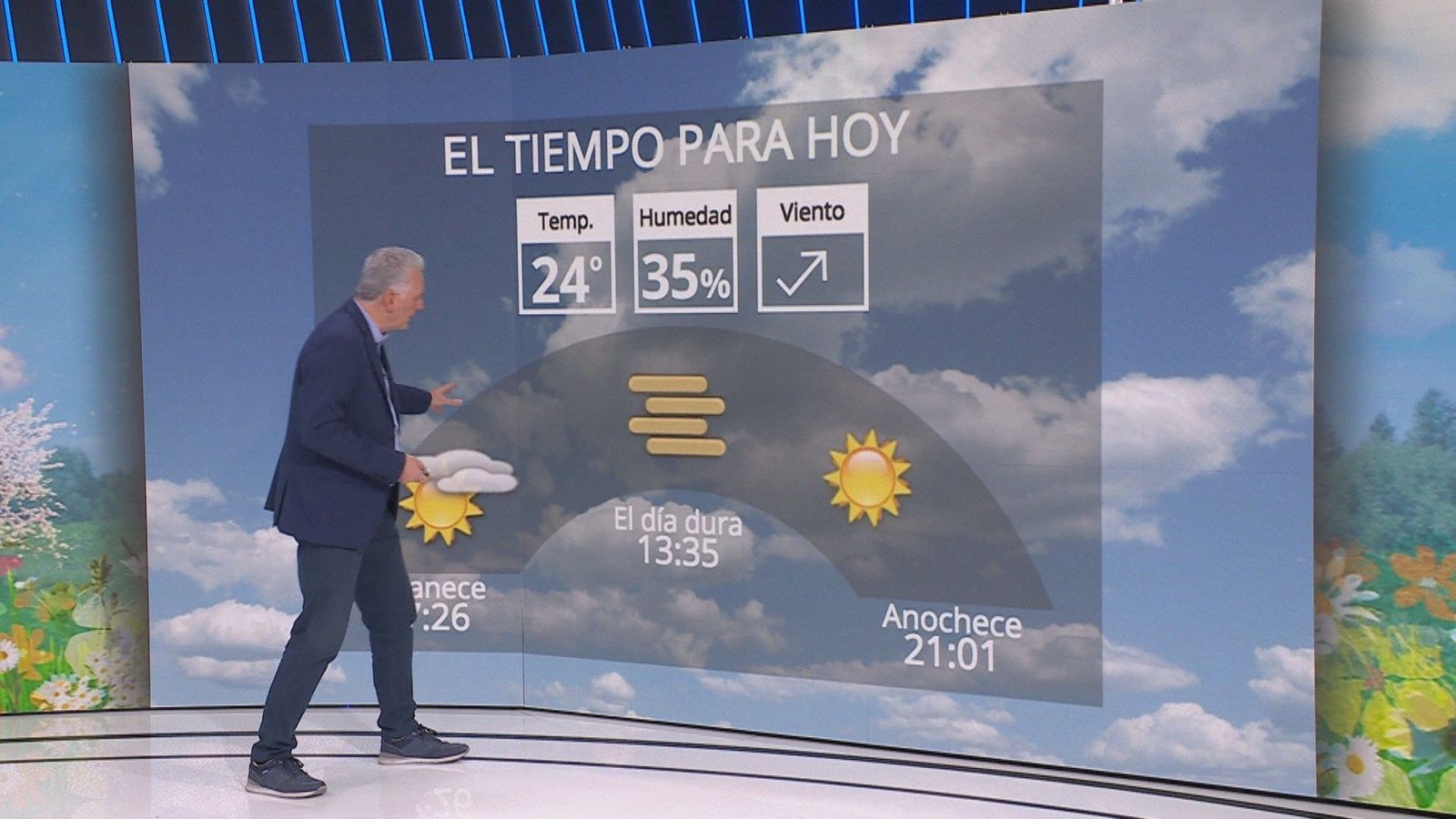 Miércoles primaveral en Madrid con temperaturas que bajan