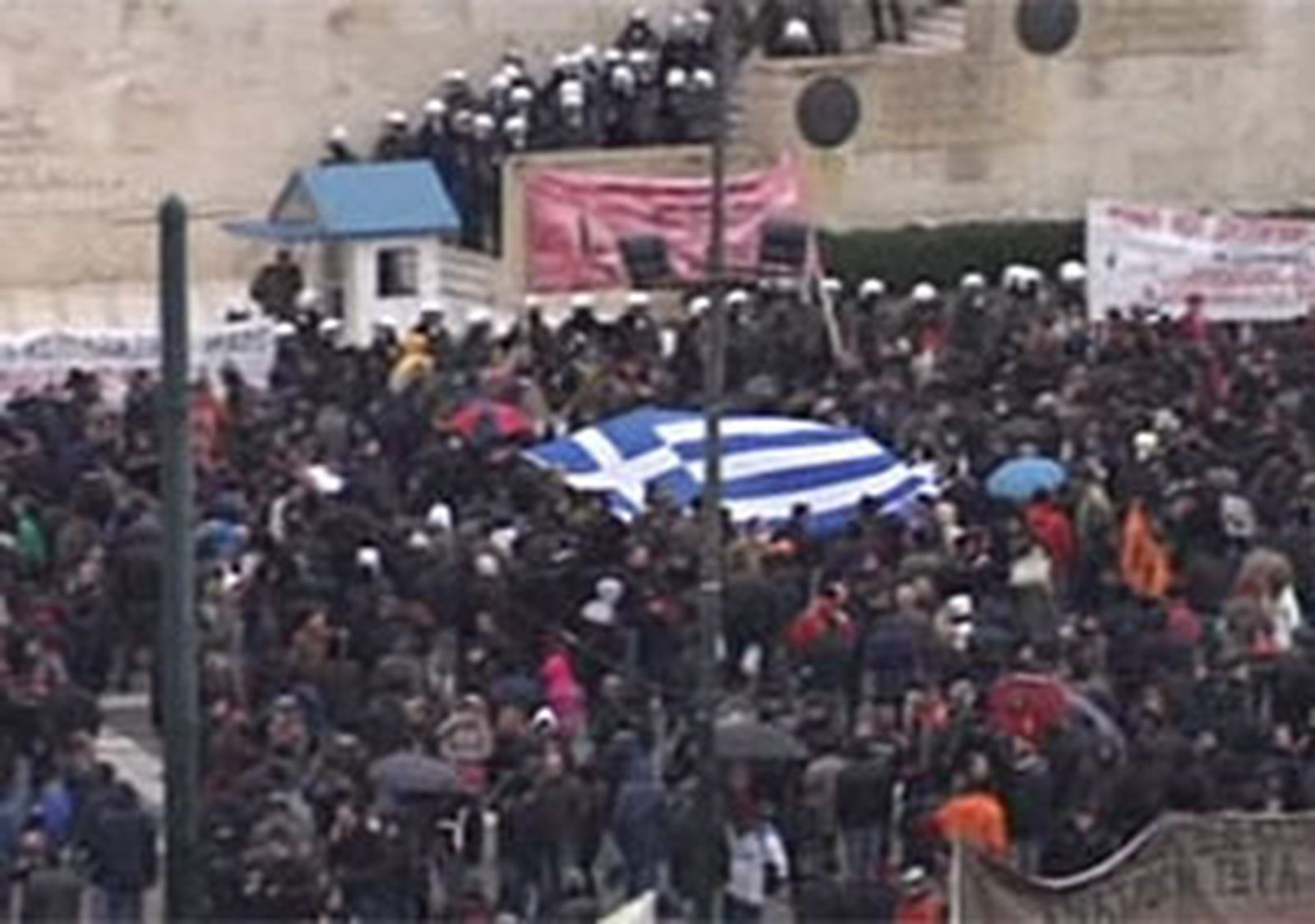 Grecia manifestacion