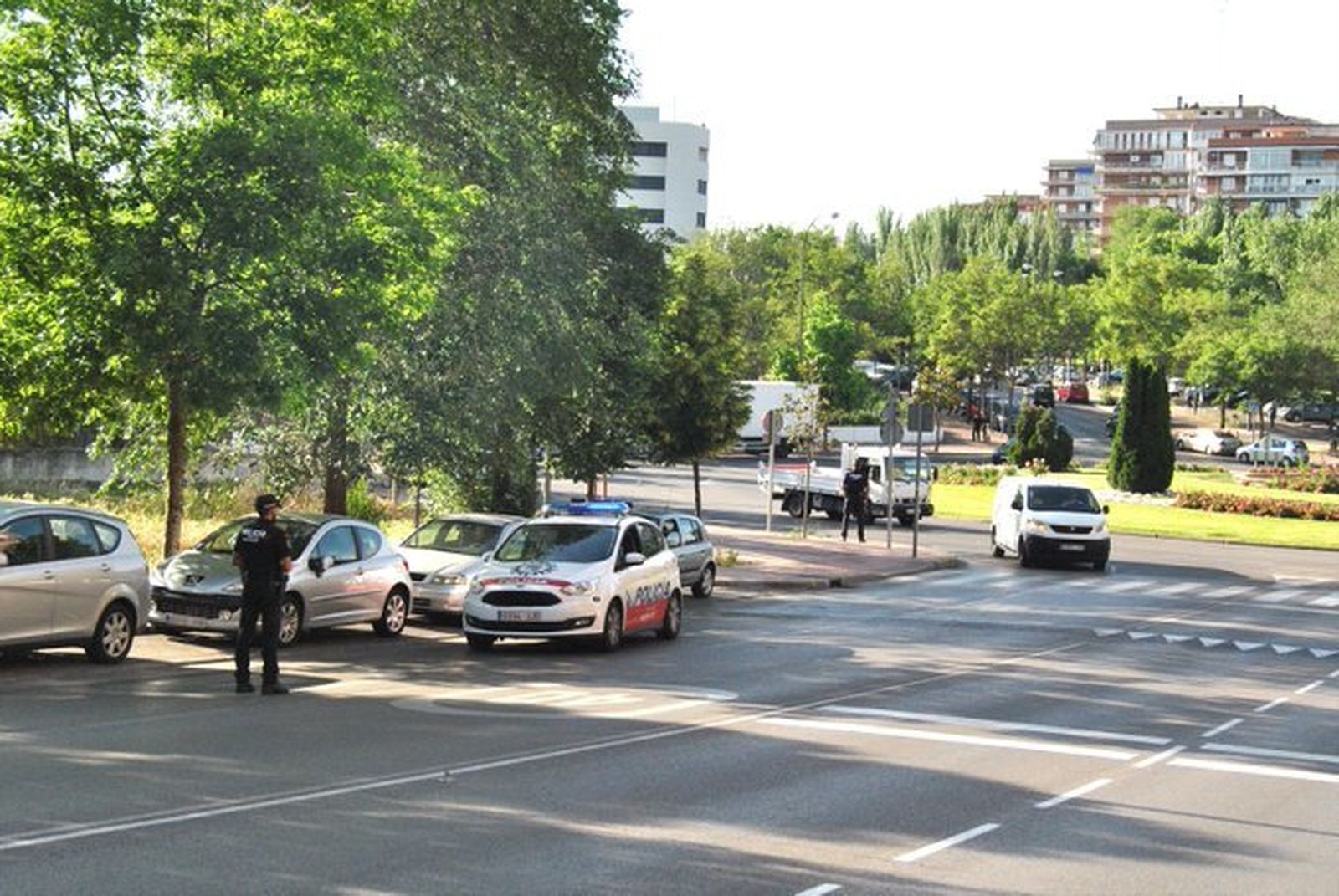 Actuación policial en Móstoles