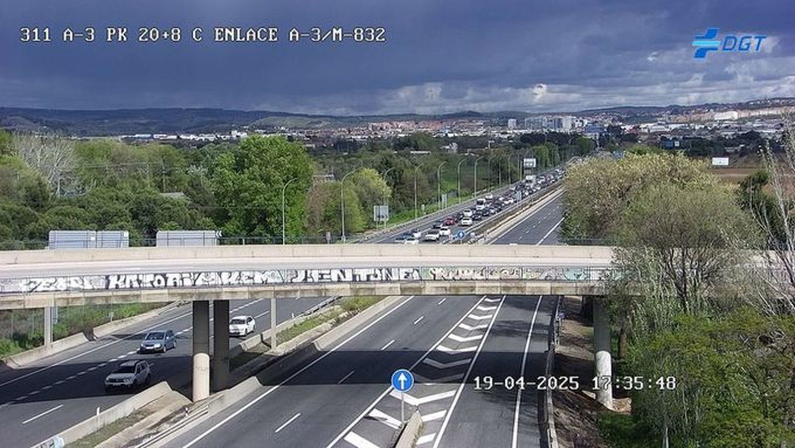 Accidente en la A-3