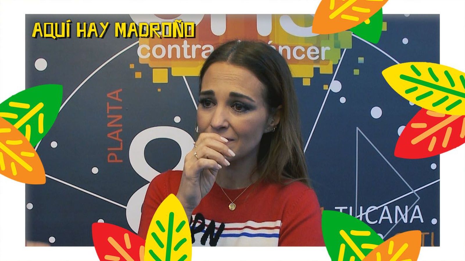 Paula Echevarría no puede contener las lágrimas en su visita a unos niños con cáncer