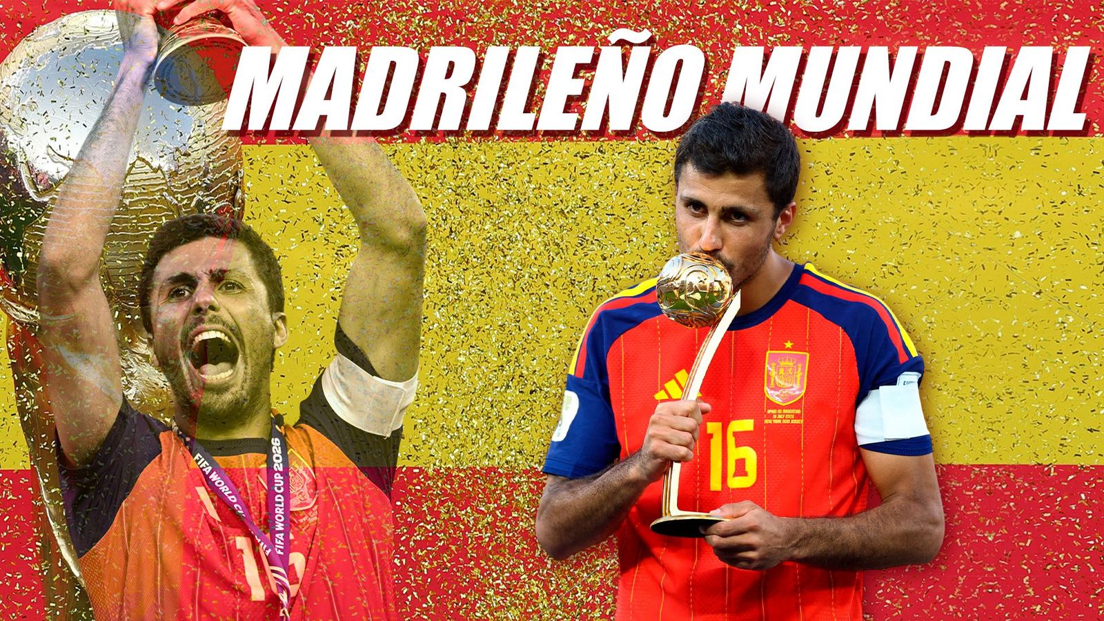 Villanueva de la Cañada se vuelca con Rodri, su campeón del mundo