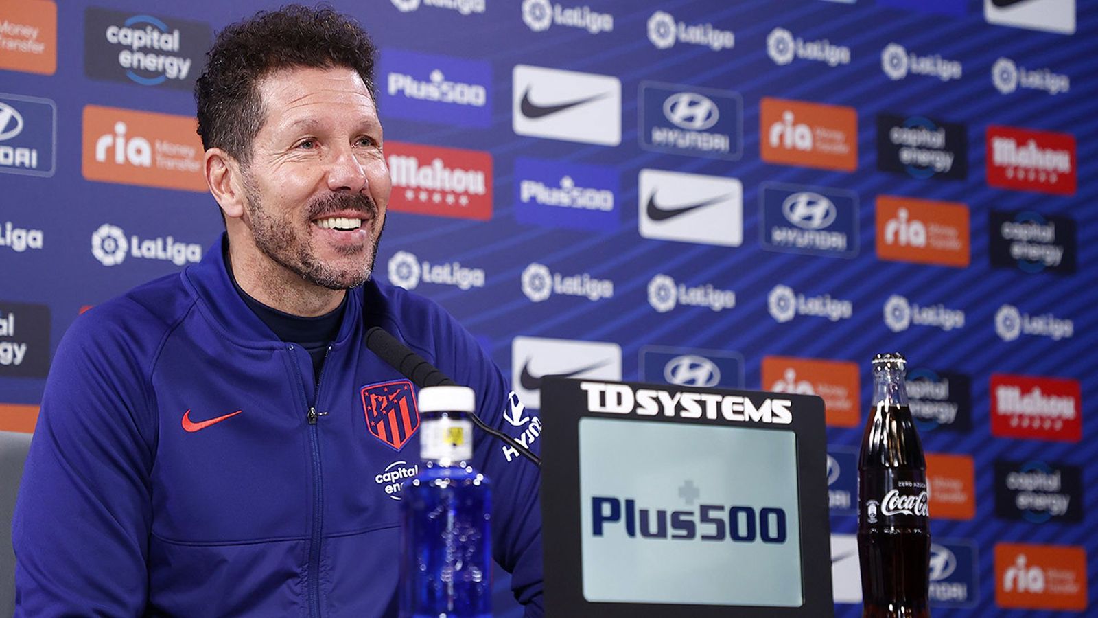 Simeone: "Tengo mucha confianza en los míos porque están trabajando bien"