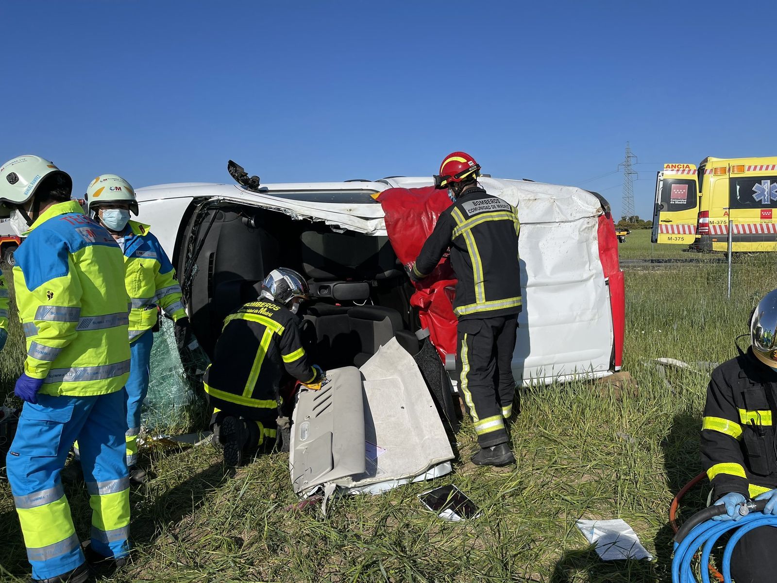 Accidente en la M-600