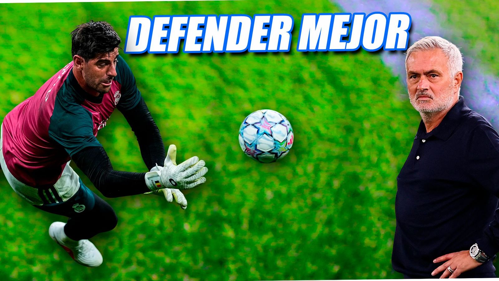 Courtois y Mourinho