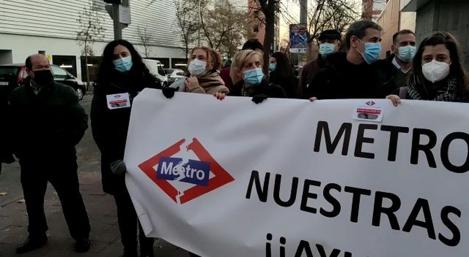 Manifestación vecinos de San Fernando