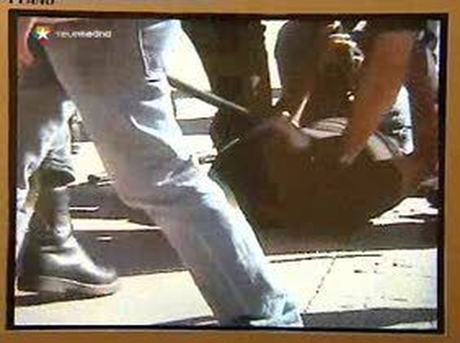 Agresión de la Guardia Civil a unos antitaurinos