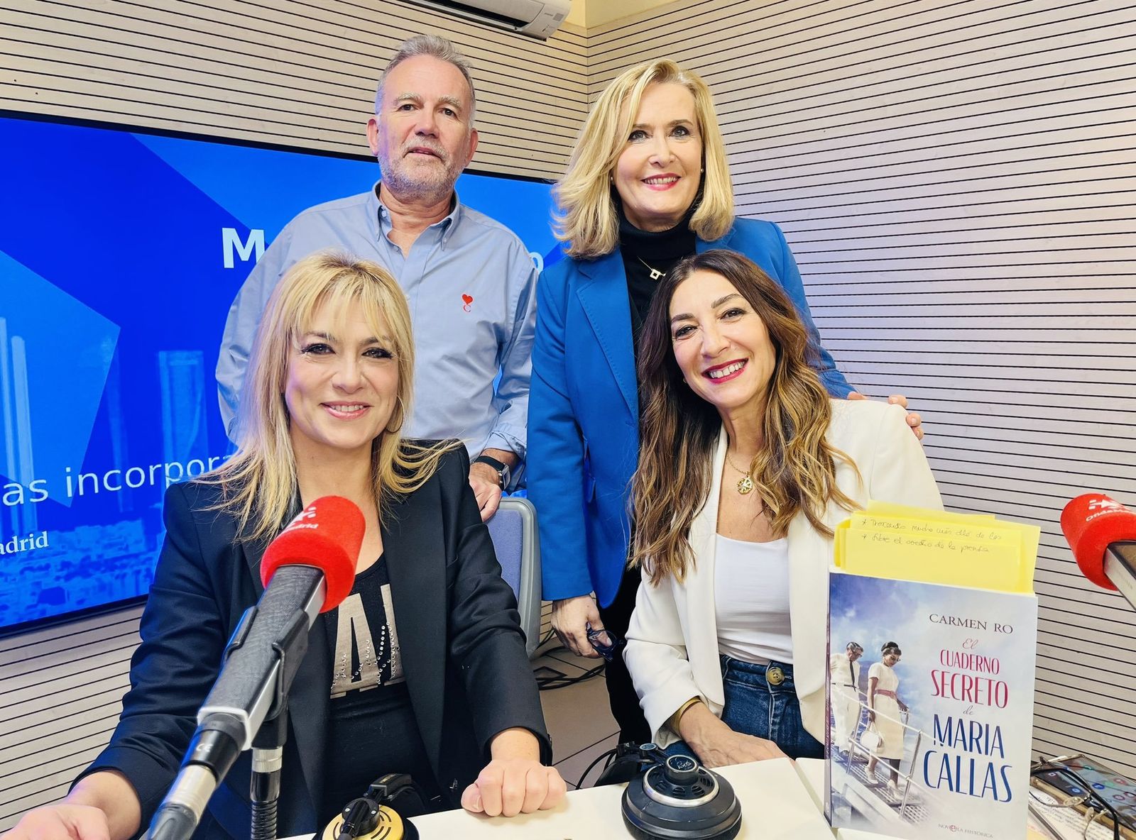 Nieves Herrero, Pilar Jurado, Carmen Ro y Nacho Fresno