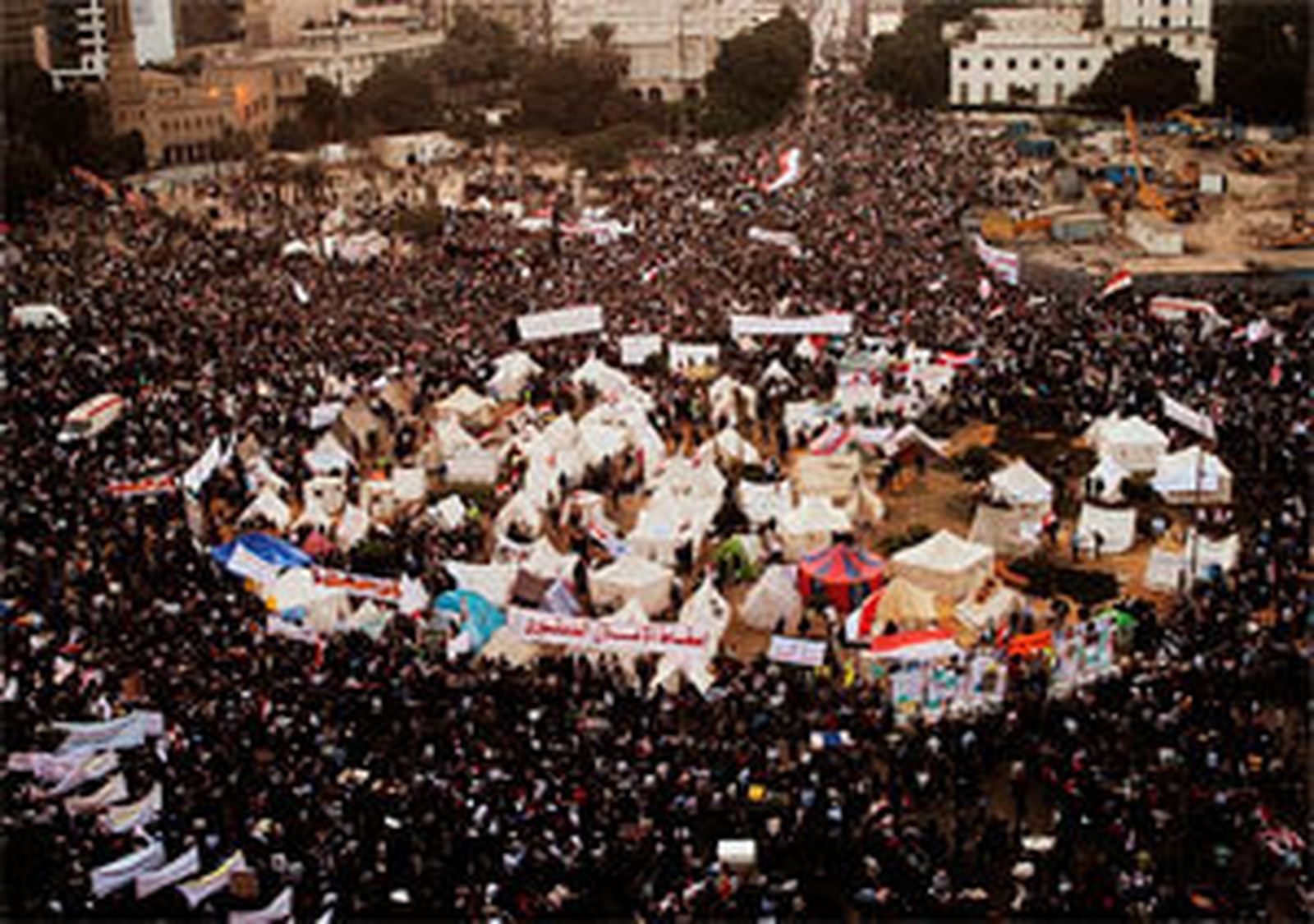Protestas en la plaza Tahrir de El Cairo