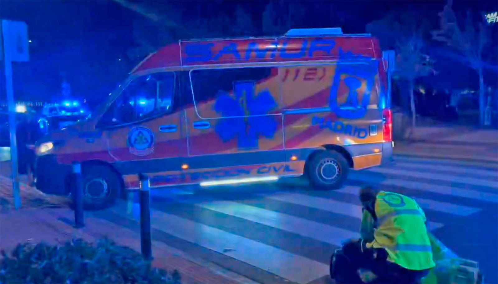 Atropello en el bulevar  José Prat de Vicálvaro