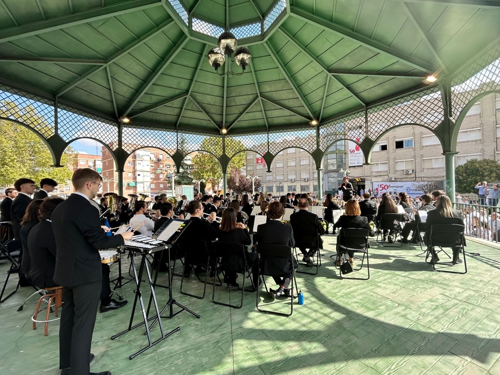 Actuación de una formación de la Escuela Municipal de Música de Leganés