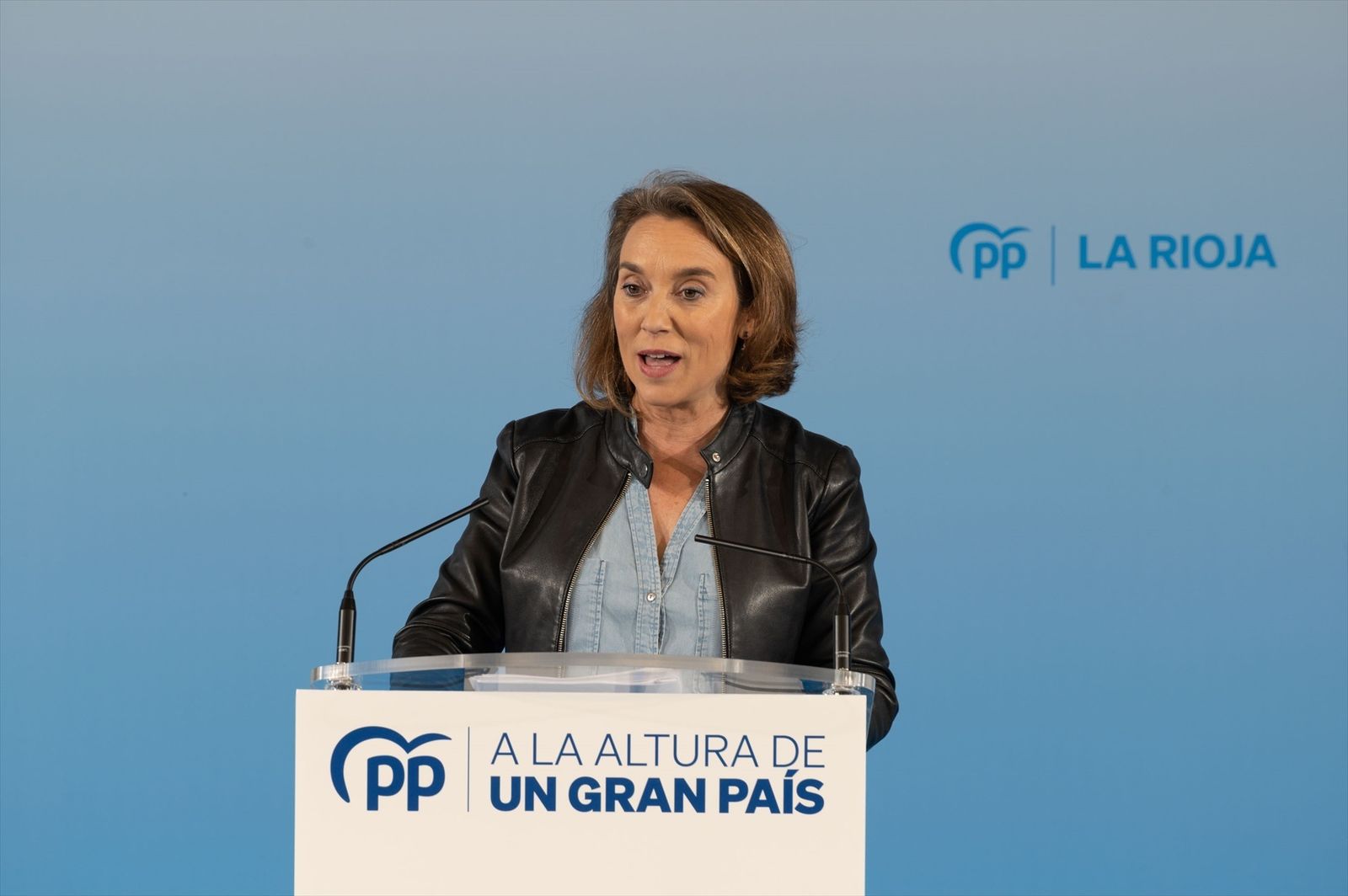 La secretaria general del PP, Cuca Gamarra