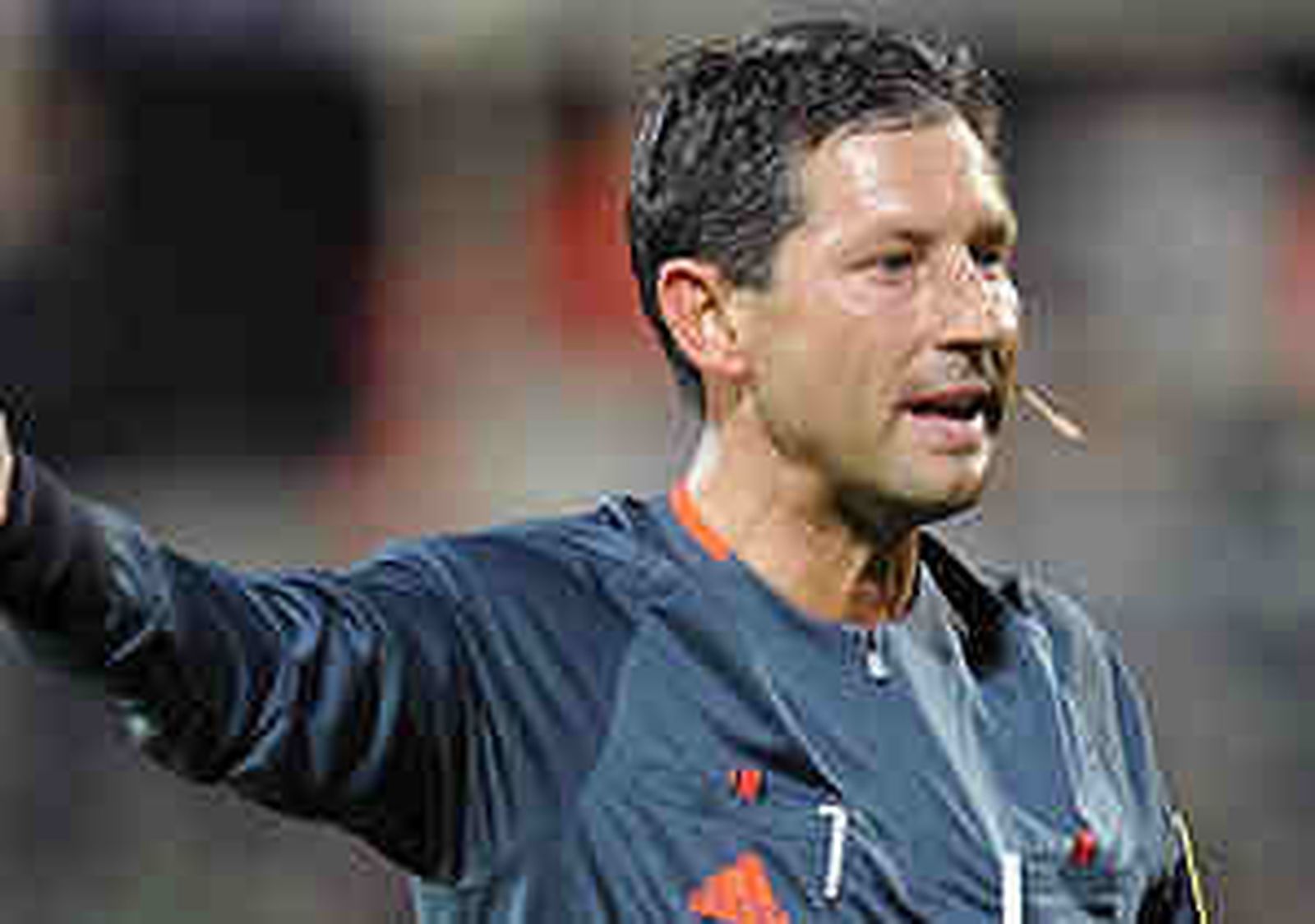 El árbitro belga Frank de Bleeckere