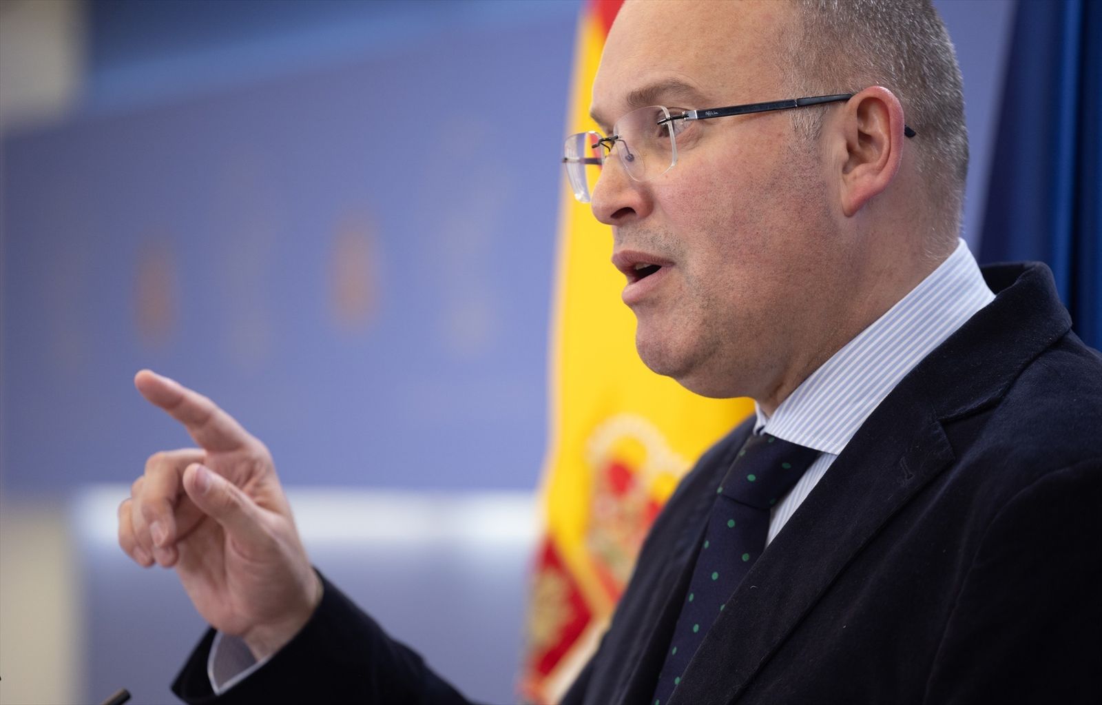 El portavoz del PP en el Congreso, Miguel Tellado