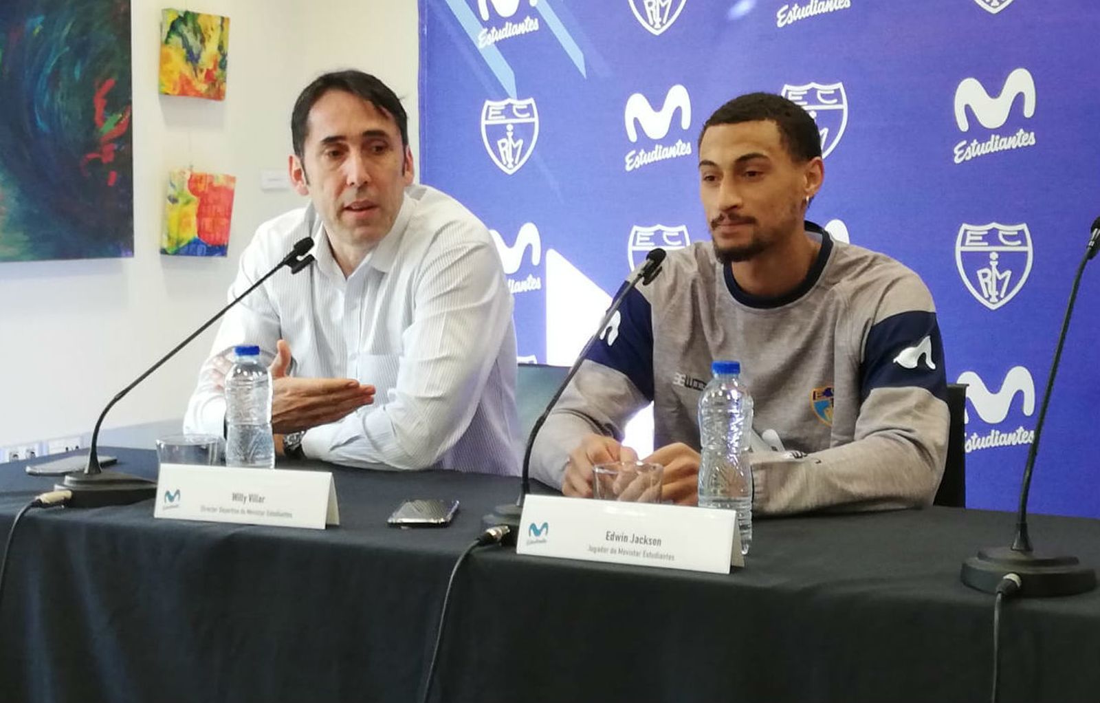 Willy Villar y Edwin Jackson