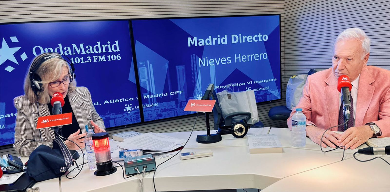 Nieves Herrero y Josá Manuel García-Margallo