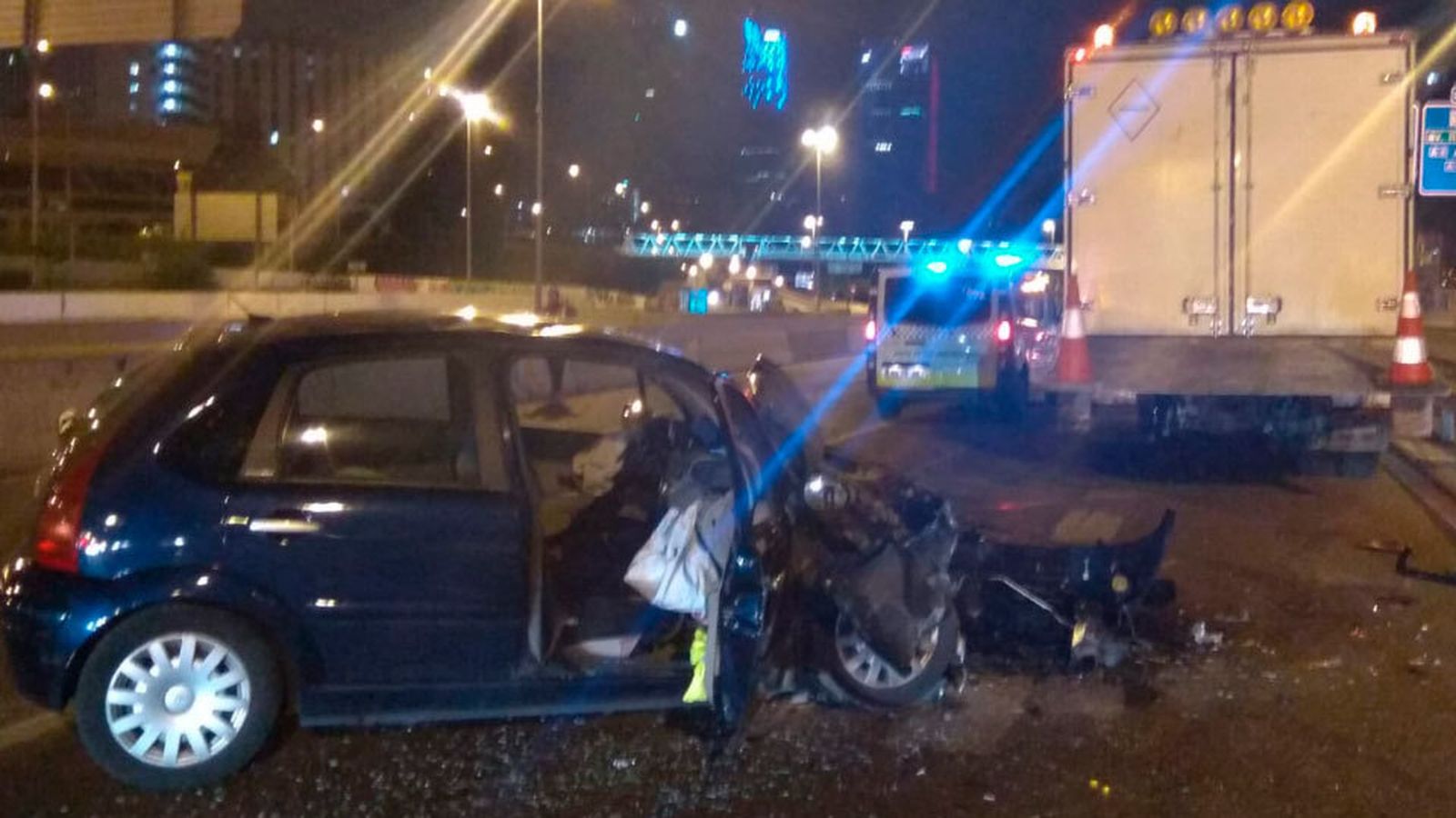 Accidente en la M-601