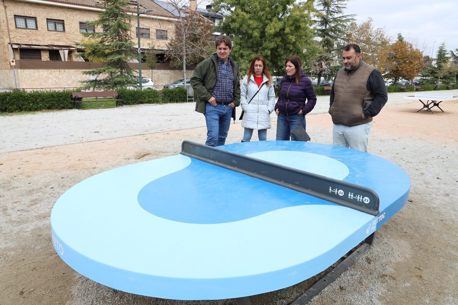 El alcalde de Fuenlabrada visita uno de los parques remodelados