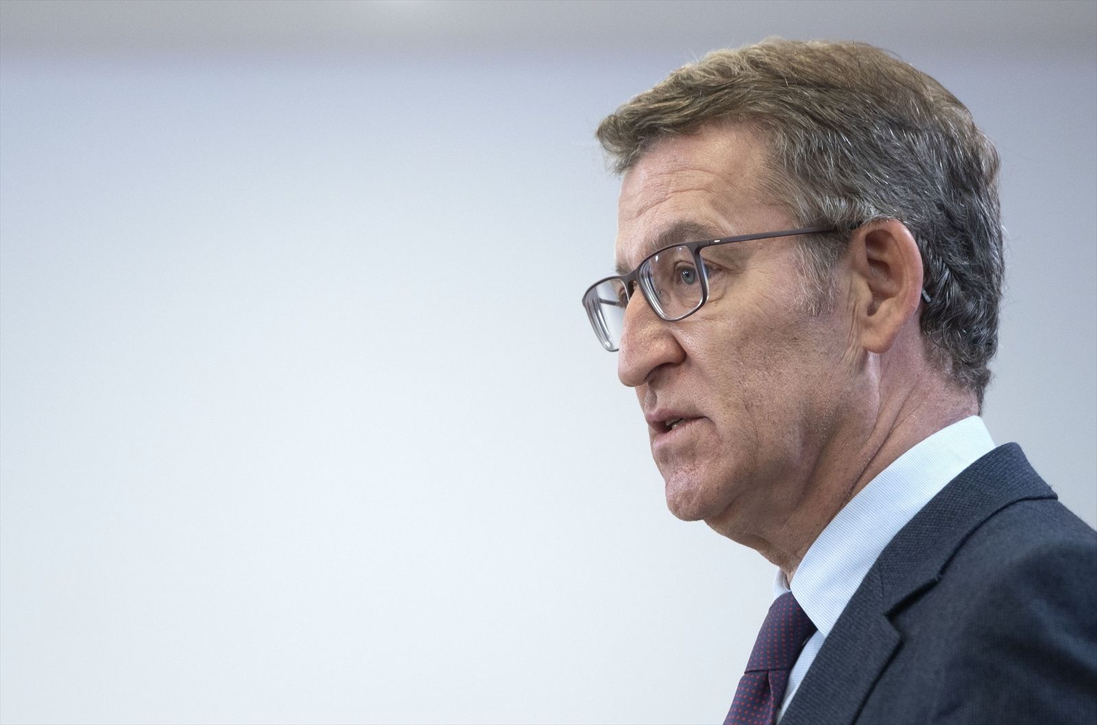 El presidente del PP, Alberto Núñez Feijóo