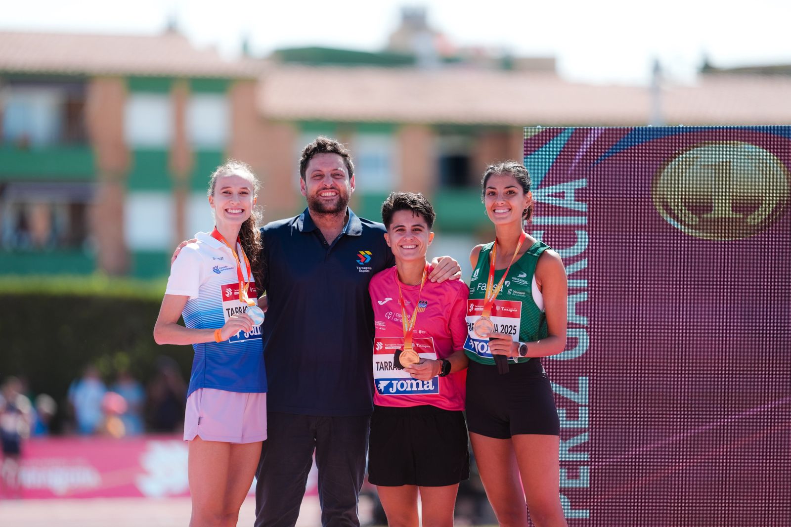 Podio de 10 km femenino