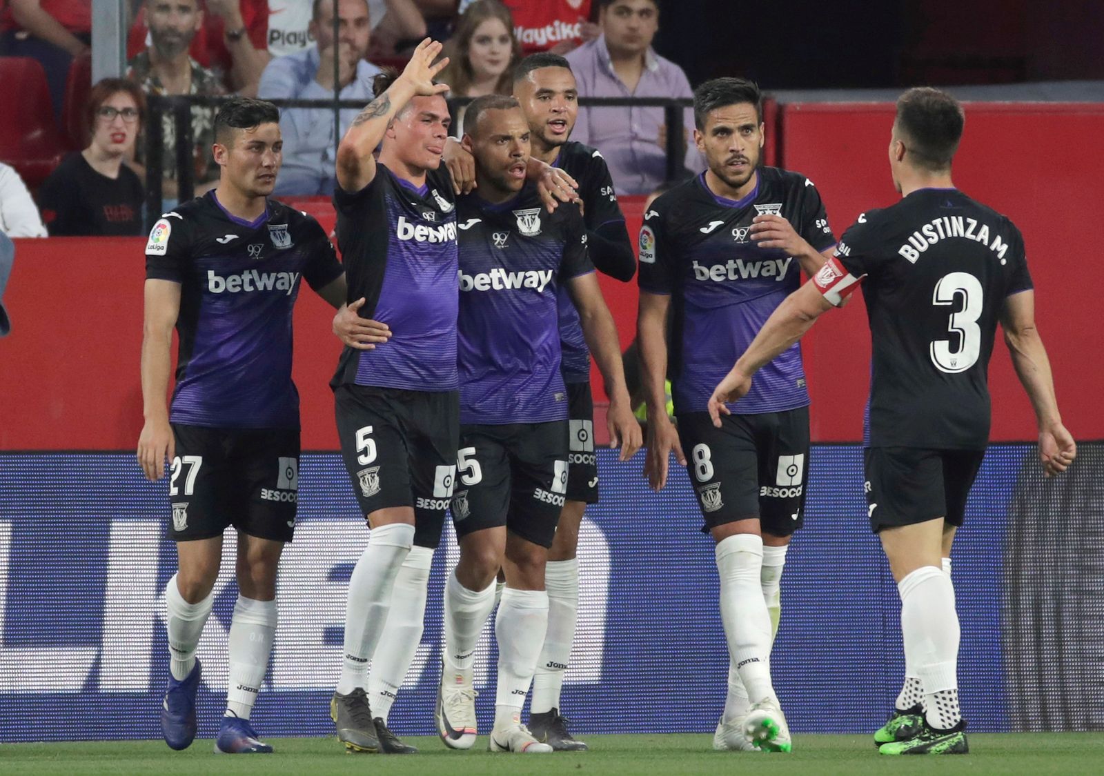 0-3 Un gran Leganés asegura la permanencia ante el Sevilla
