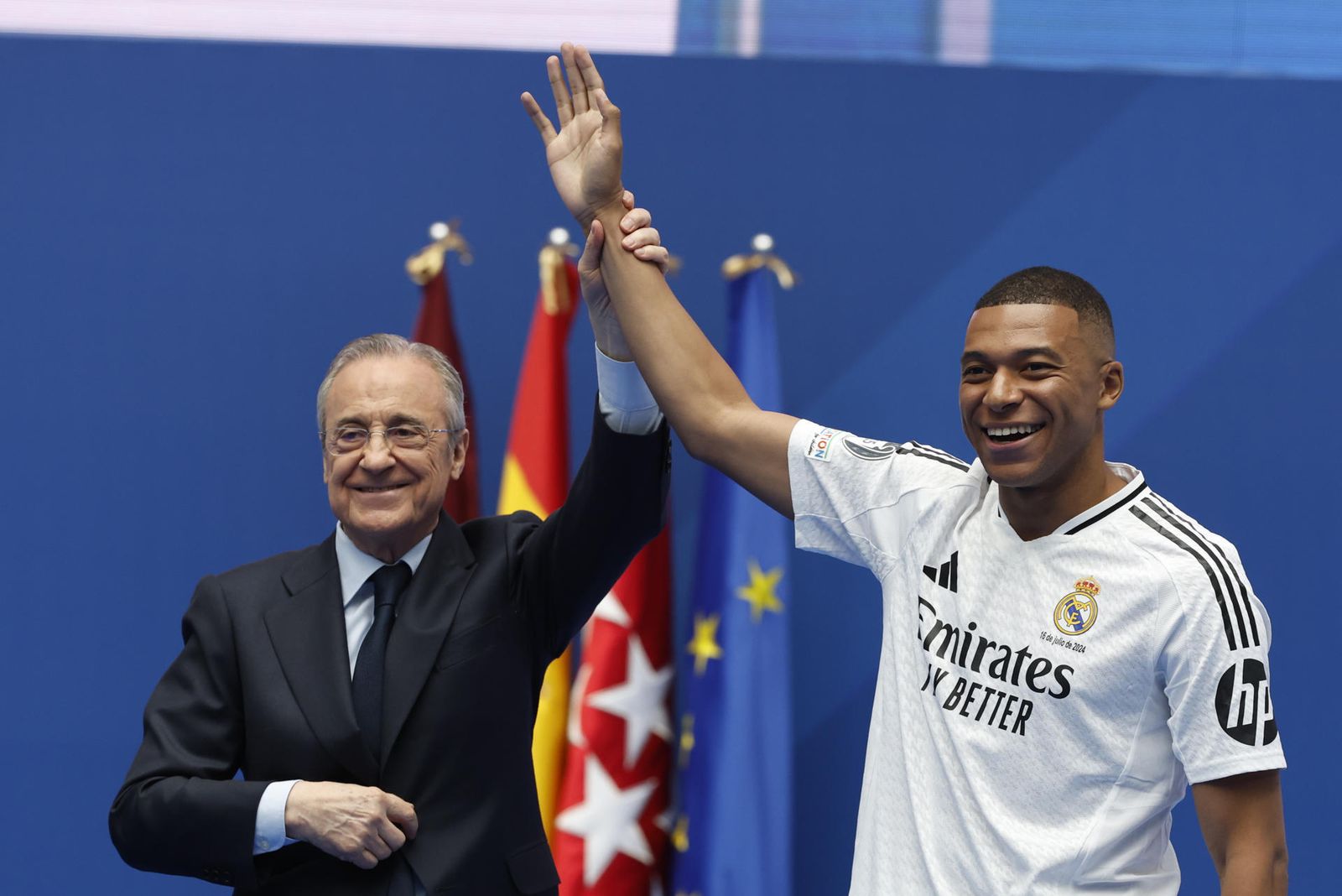 Florentino Pérez y Mbappé