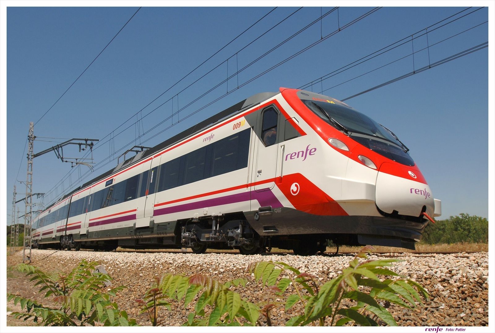 Un tren de Cercanías de Madrid