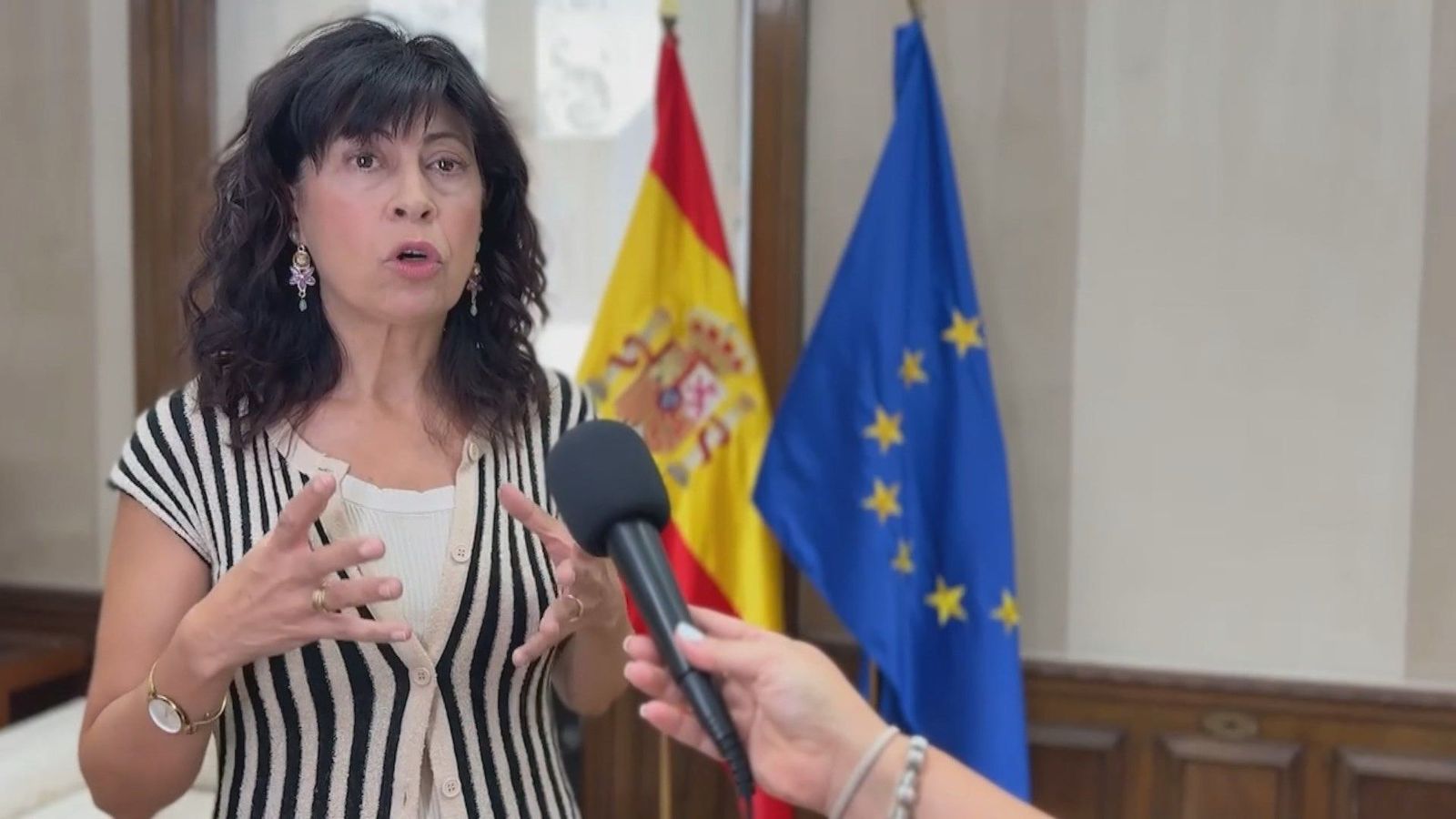 Redondo descarta dimitir y licitará "en unos meses" un nuevo contrato para las pulseras anti maltrato