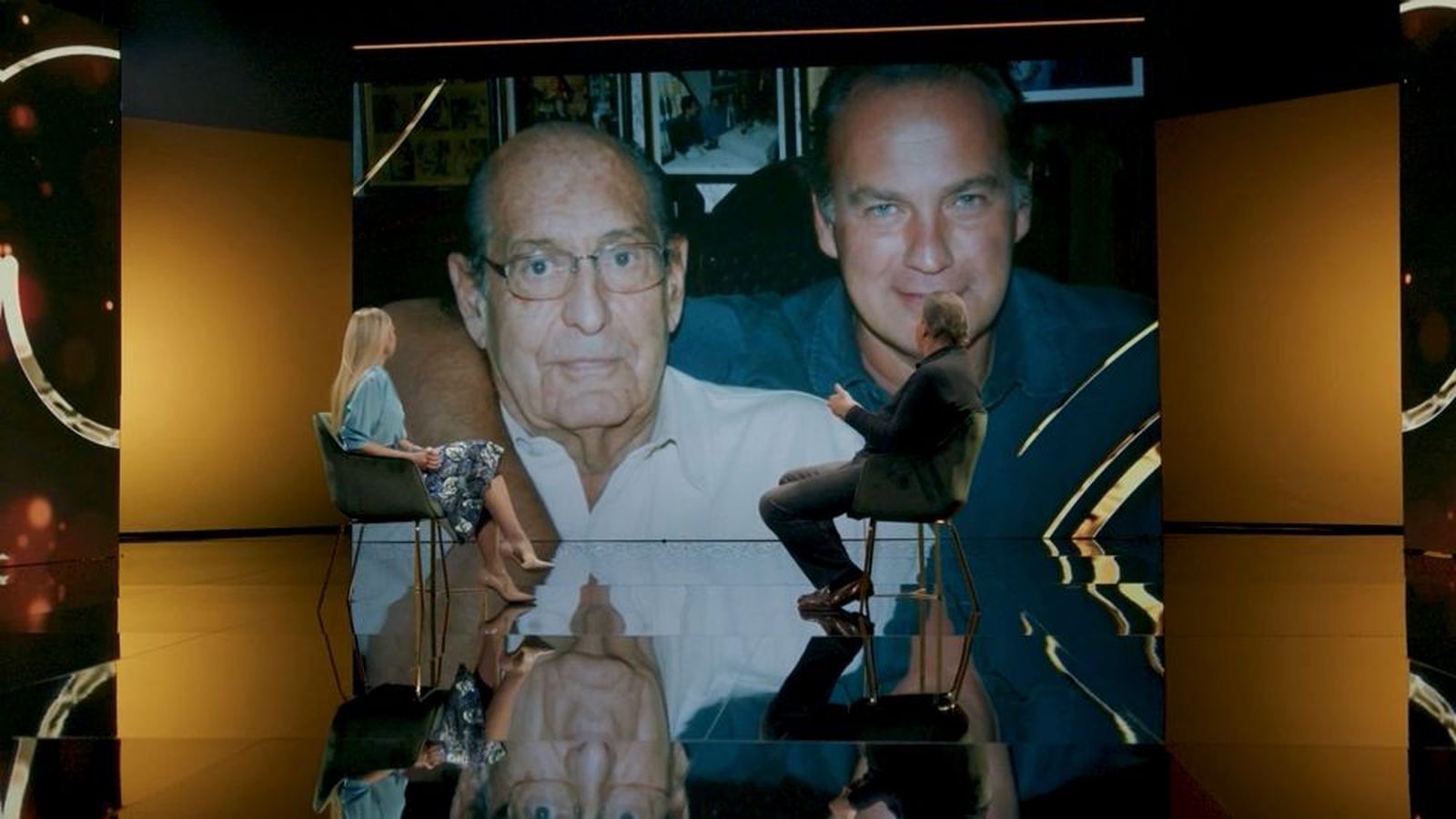 Bertín Osborne con su padre, Enrique Ortiz