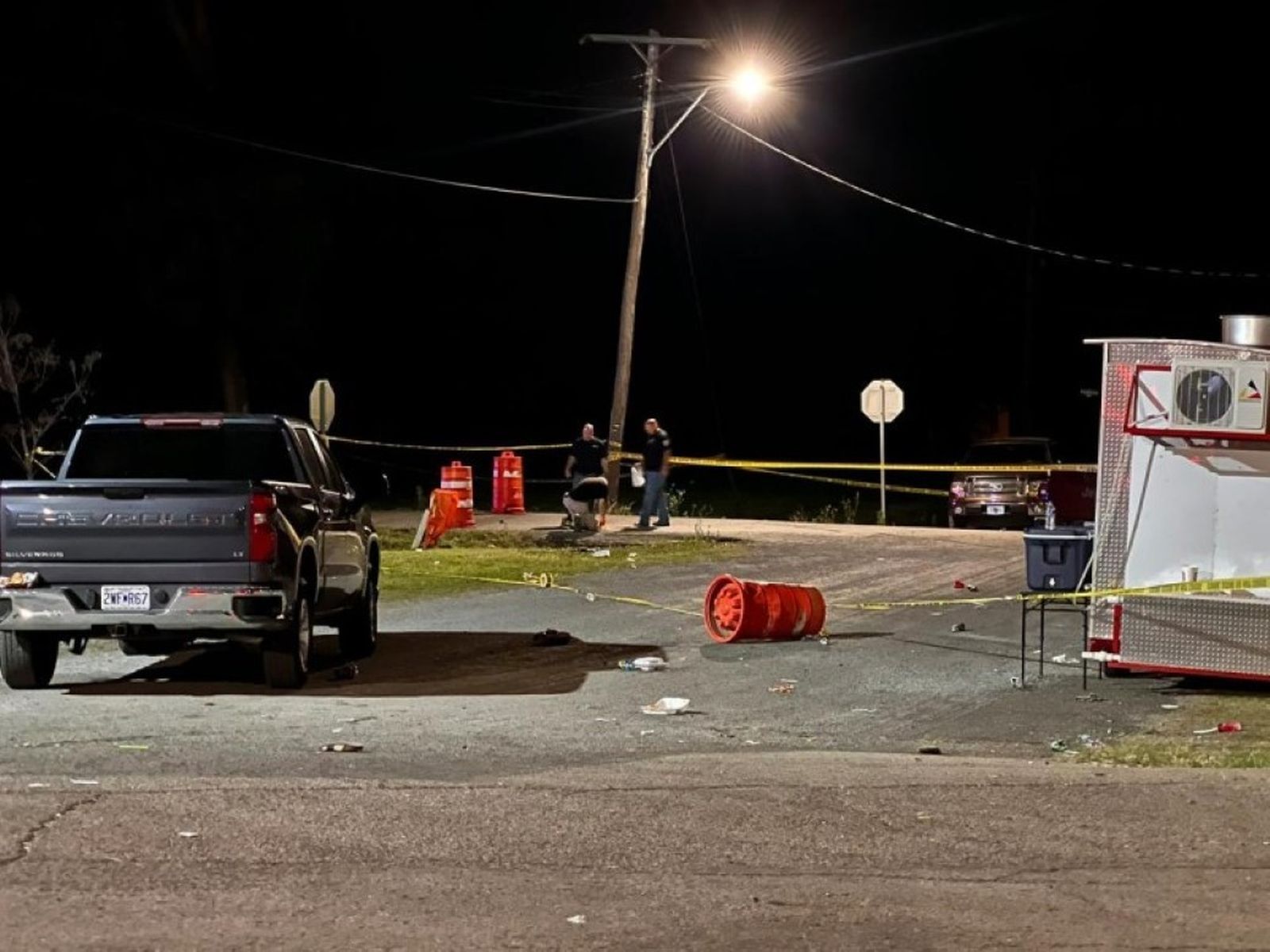Lugar del tiroteo donde se celebraba el festival en Oklahoma