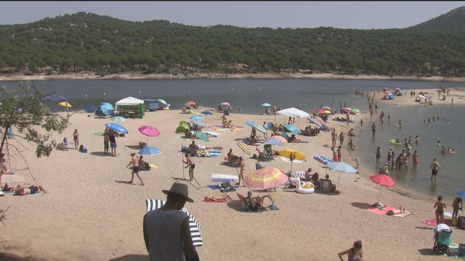 La Playa de la Virgen de la Nueva en el Embalse de San Juan