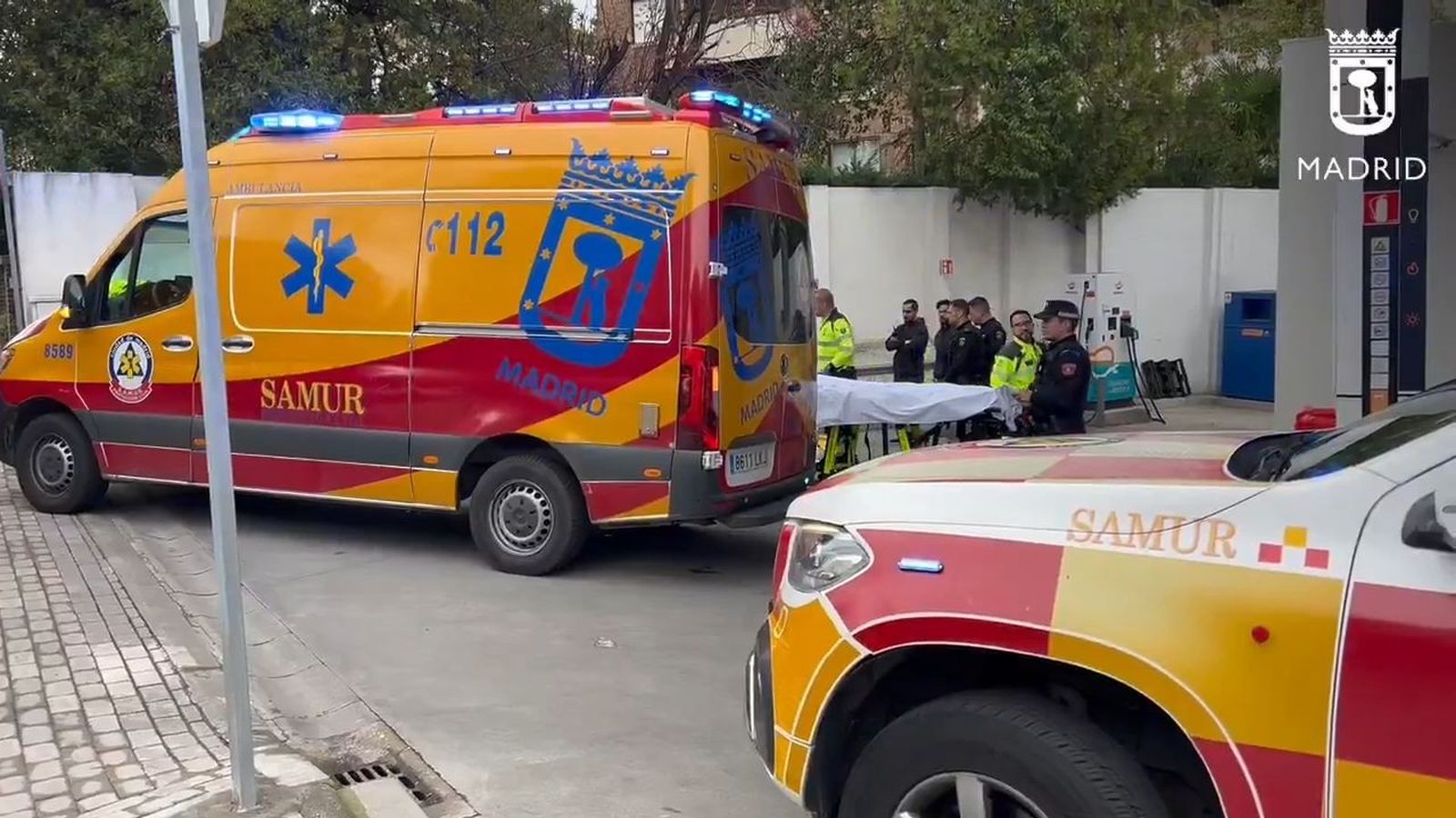 Un motorista, herido tras chocar contra un muro en el 180 del Paseo de la Habana