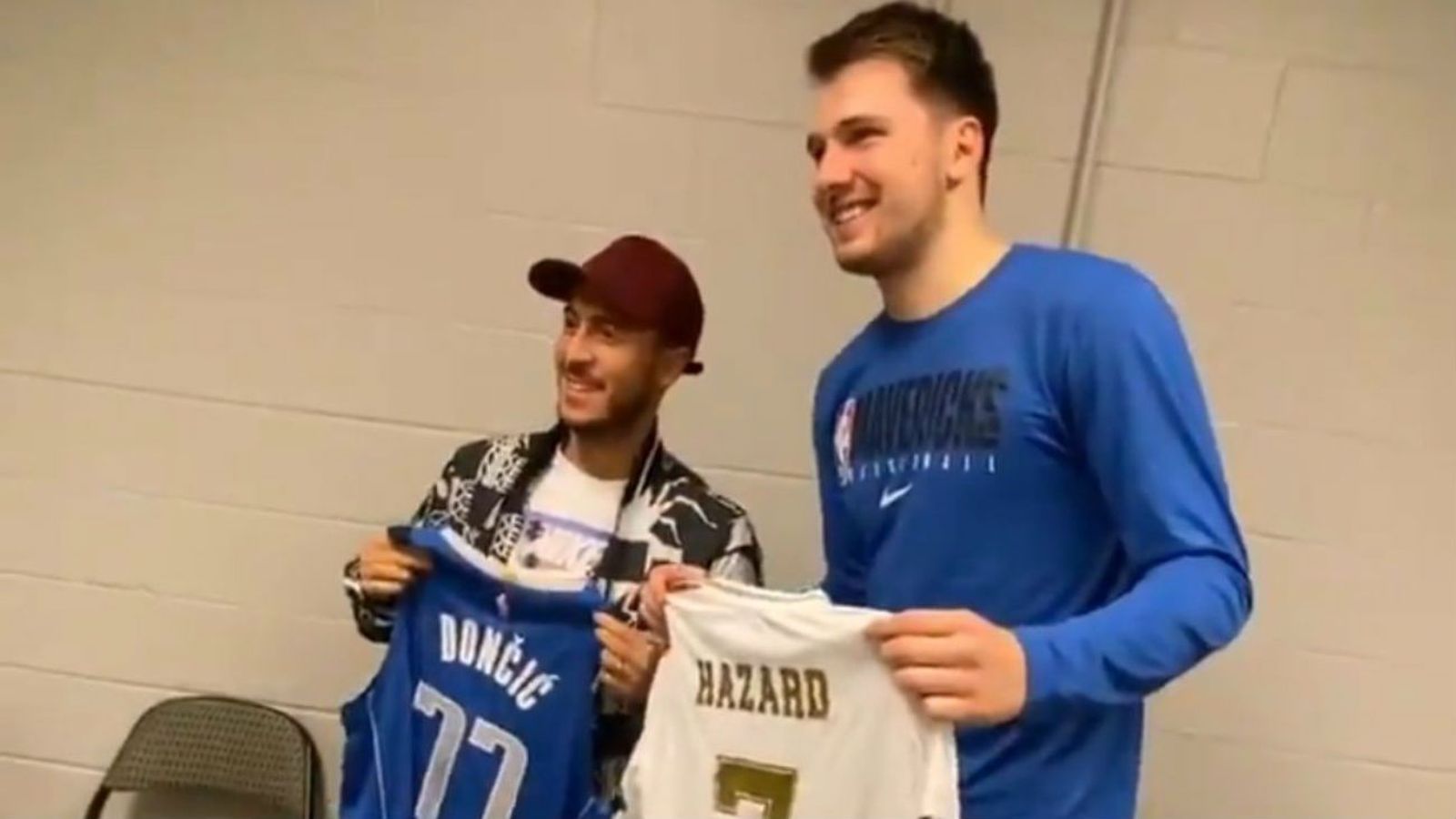 Hazard visita a Doncic antes de pasar por quirófano