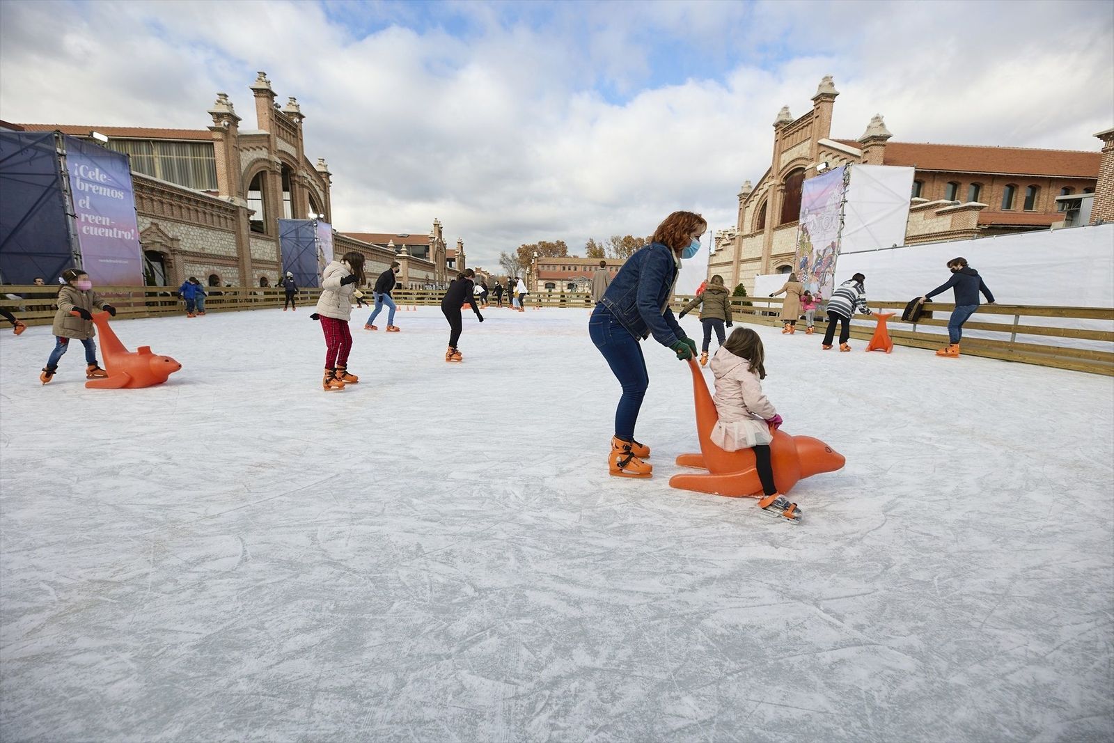 Abre la pista de hielo de Matadero Madrid