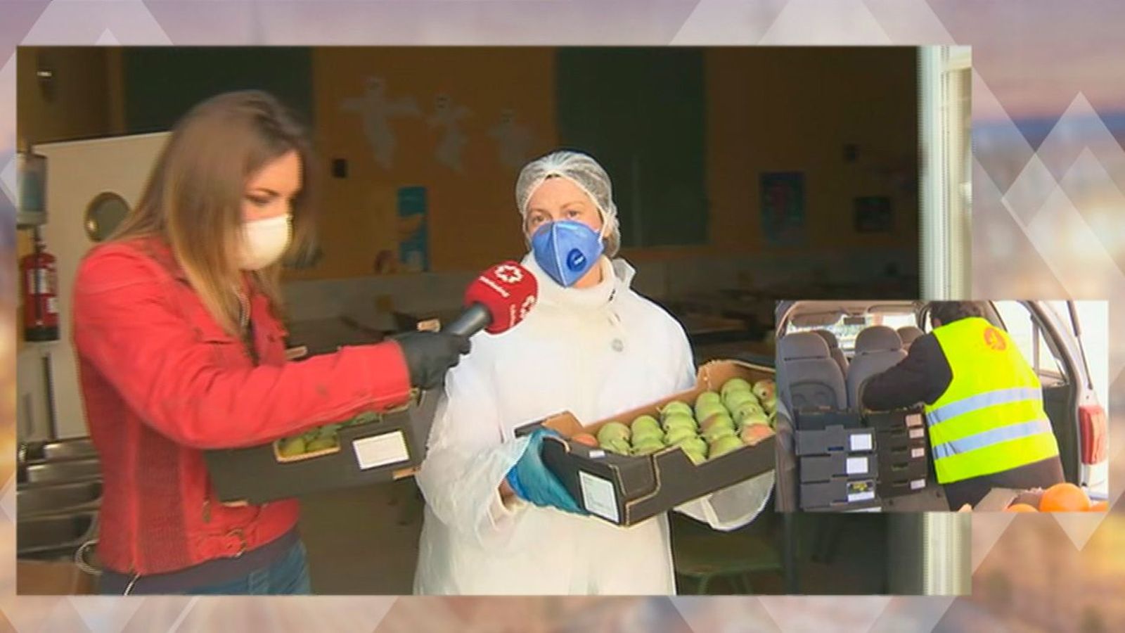 Donan los alimentos destinados a comedores escolares a ONGs que trabajan con colectivos desfavorecidos