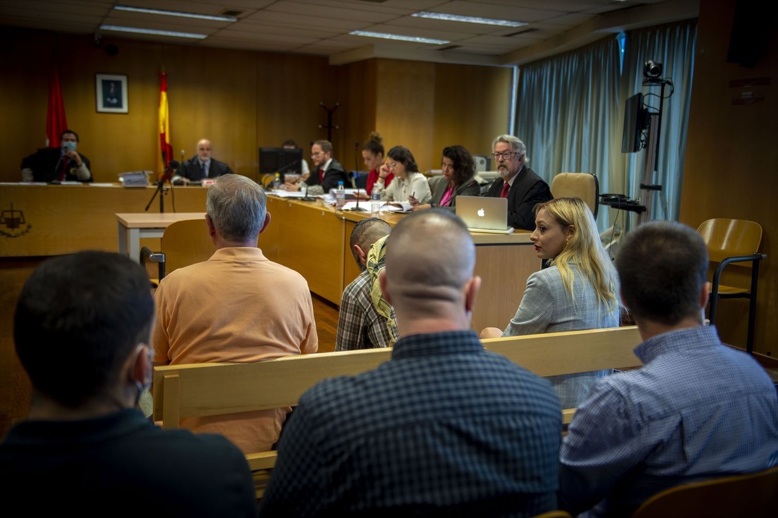 La líder de Hogar Social Madrid, Melisa Domínguez durante el juicio por el ataque a la mezquita de la M-30 en el 2016
