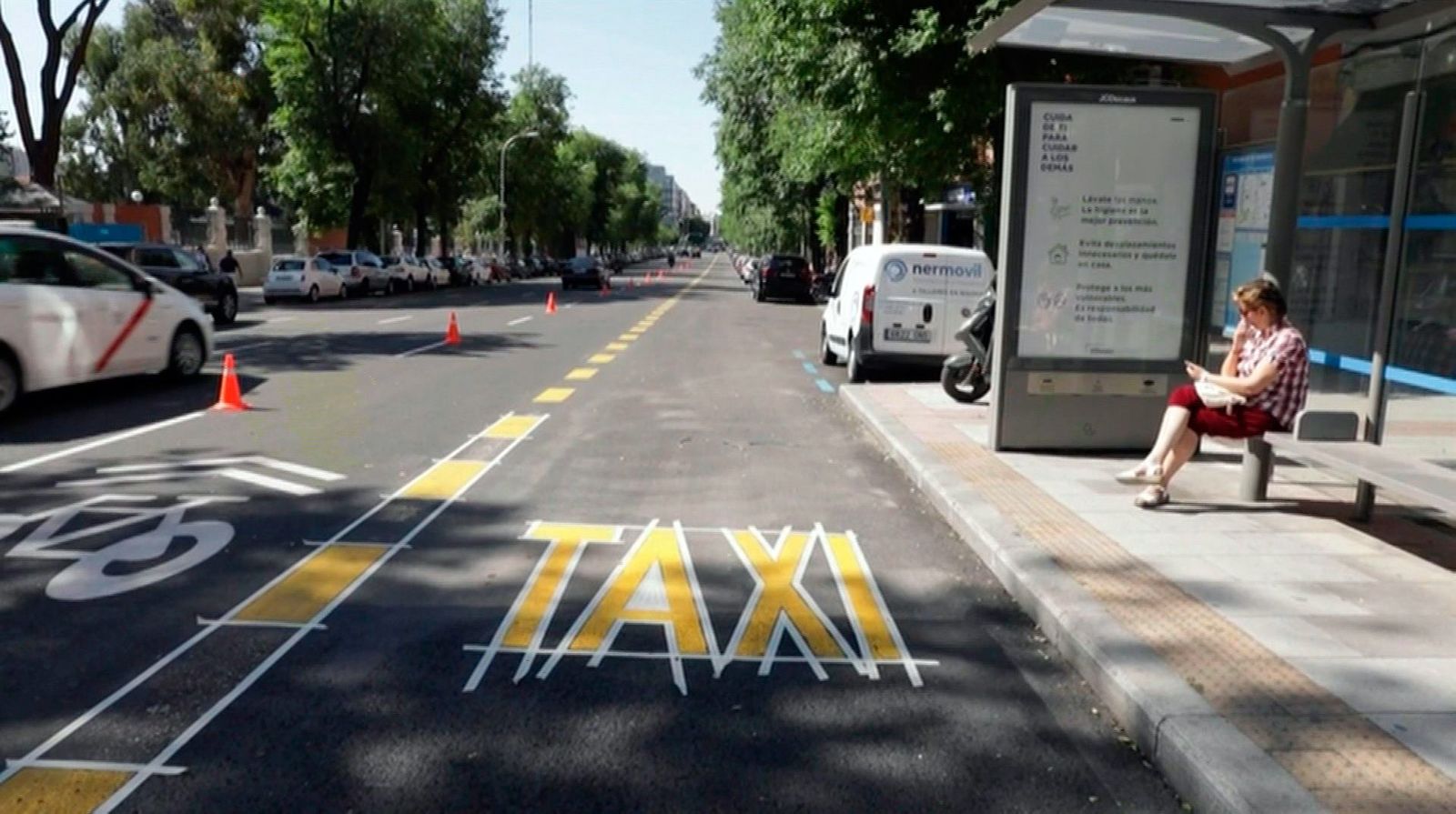 Los vecinos de Concha Espina no quieren un carril bus en su calle por “innecesario”