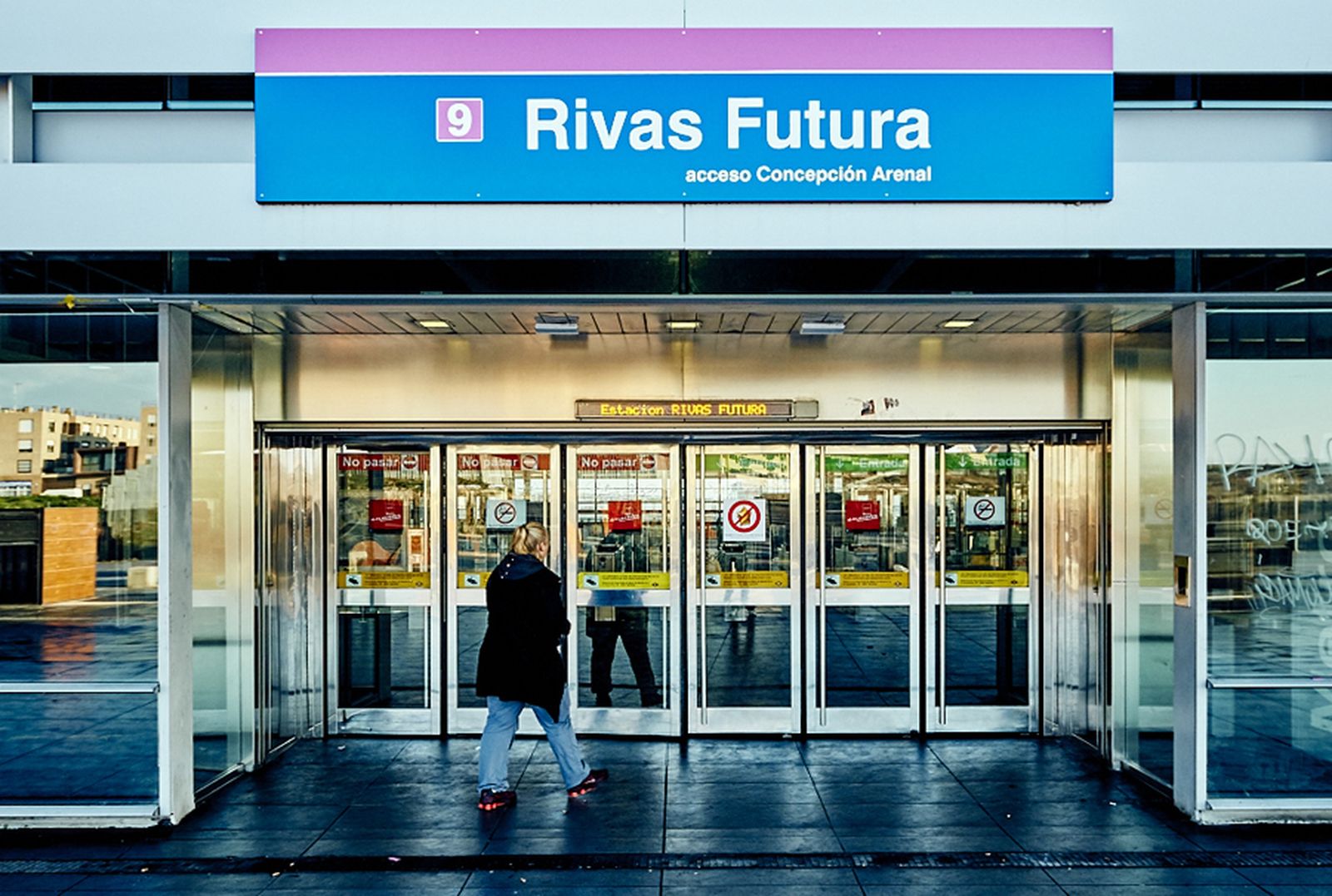 Estación de Rivas Futura, en la línea 9 de Metro