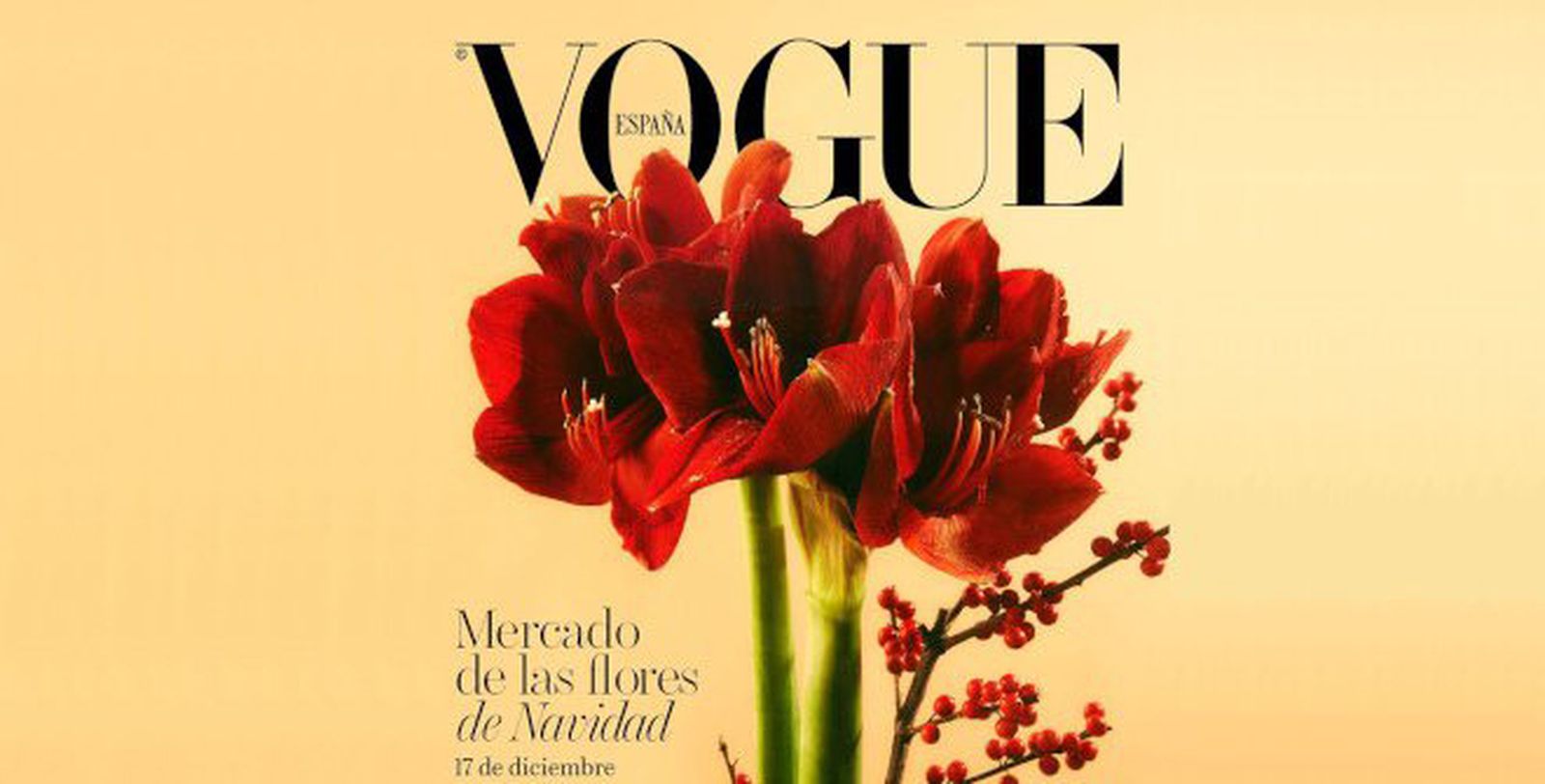 Mercado de las flores de Navidad de Vogue