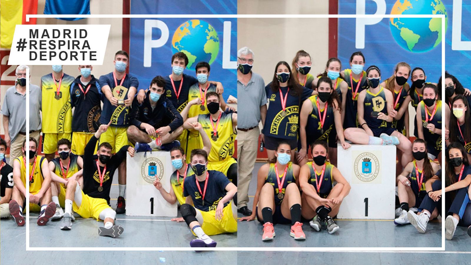 Equipos masculino y femenino de baloncesto de la Universidad Politécnica
