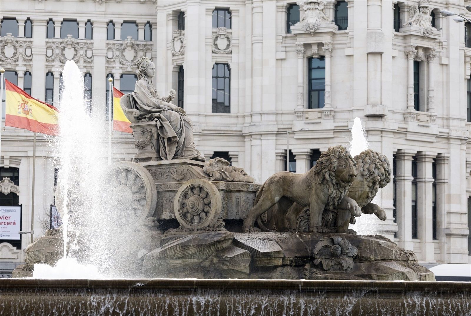Cinco meses de trabajos para devolver su esplendor a la Cibeles