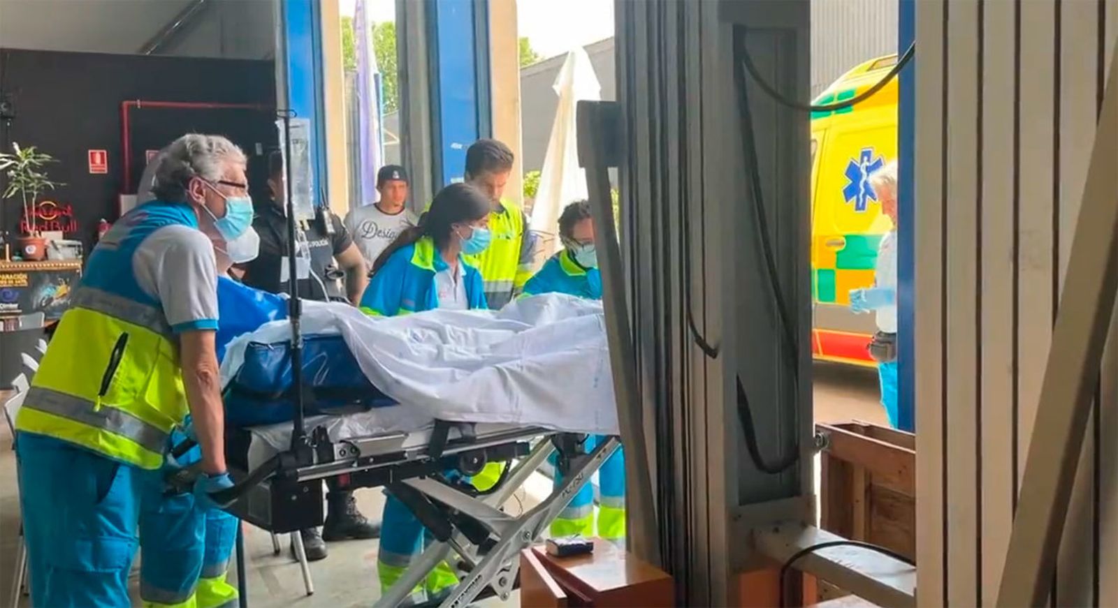 Un hombre de 42 años herido de gravedad al caer desde 9 metros en un rocódromo de San Sebastián de los Reyes