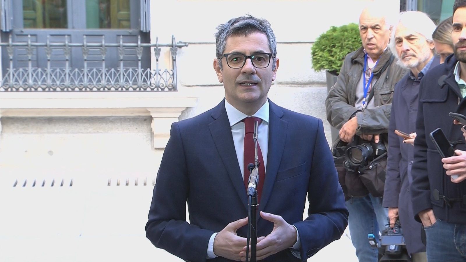 Bolaños: “Hemos hecho nuestras las recomendaciones de la Comisión de Venecia que avala la Ley de amnistía”