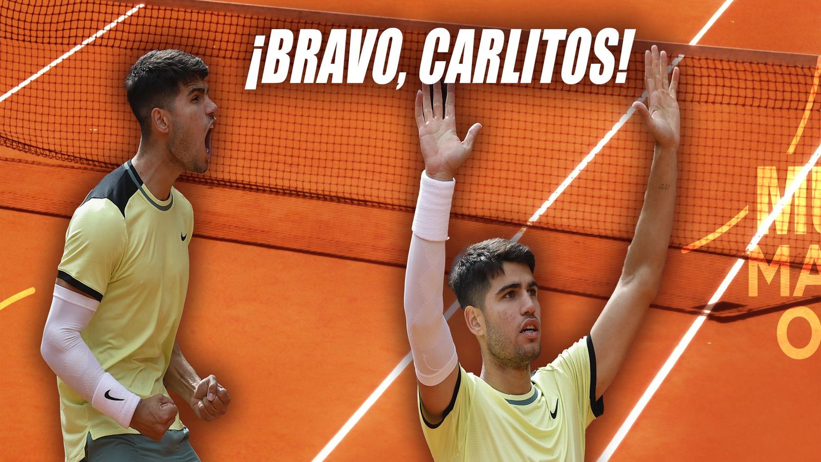 Un buen Carlos Alcaraz deja en evidencia a Shevchenko