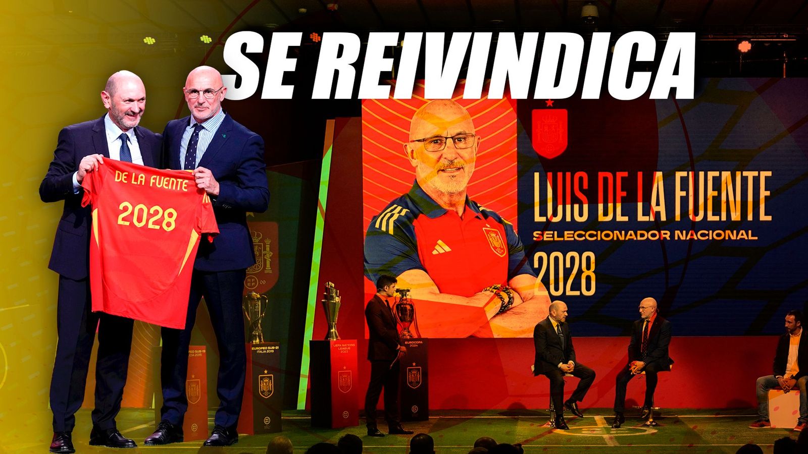 Luis de la Fuente presume de méritos
