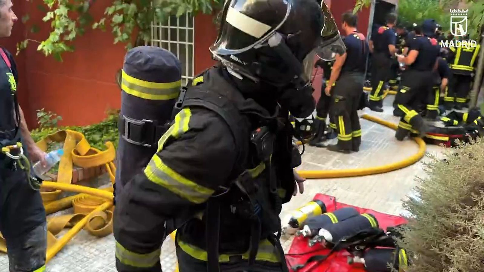 Incendio en Canillas.