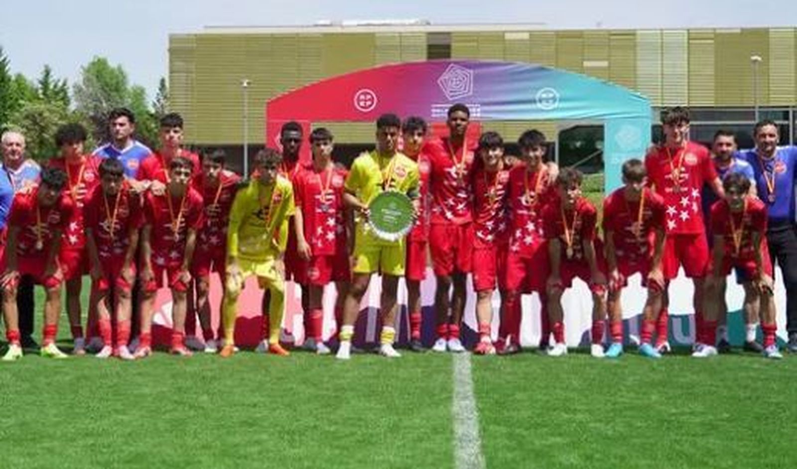 La selección Sub'16 masculina de Madrid