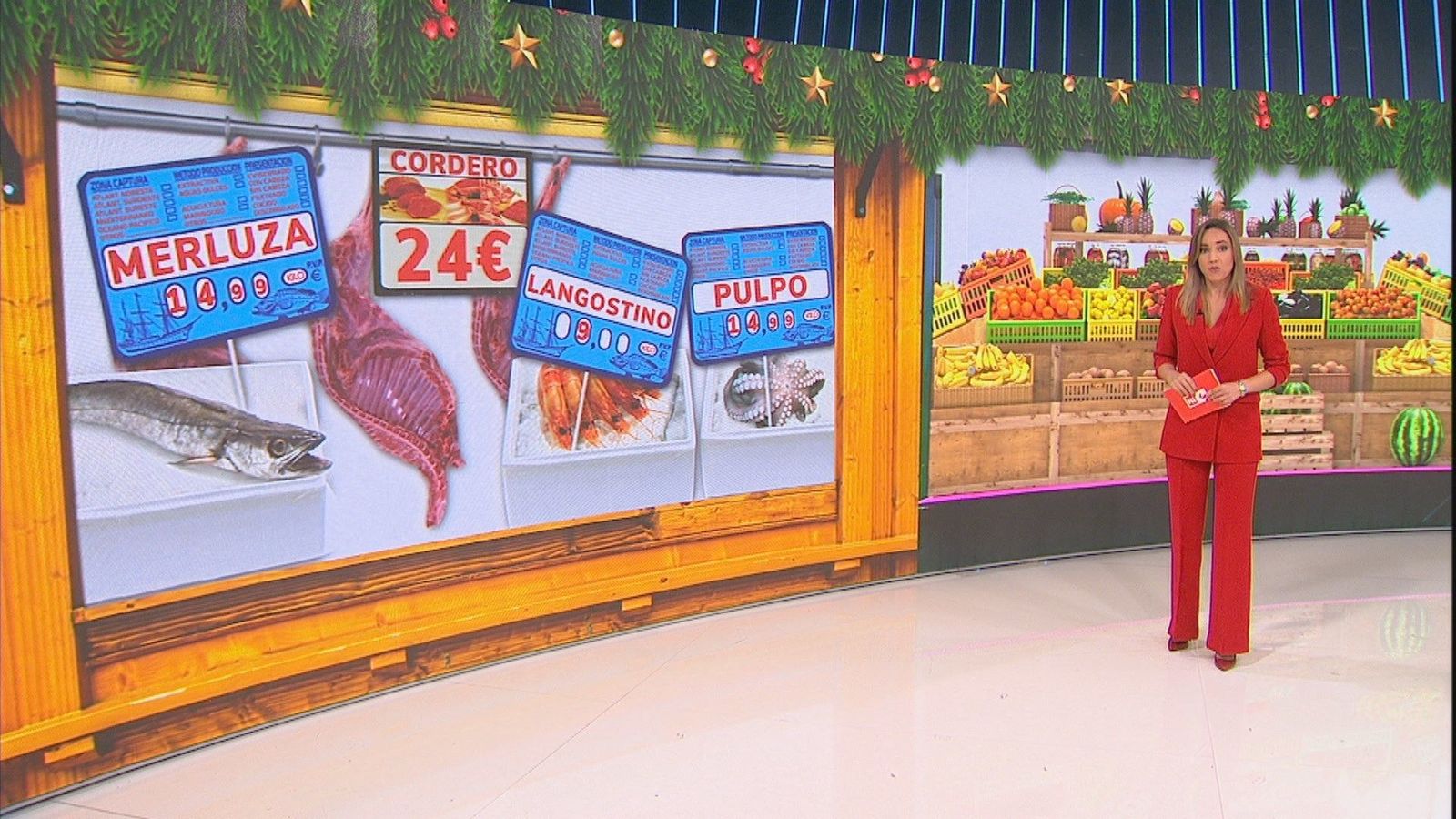 Así están los precios en el mercado a un mes de la Nochebuena