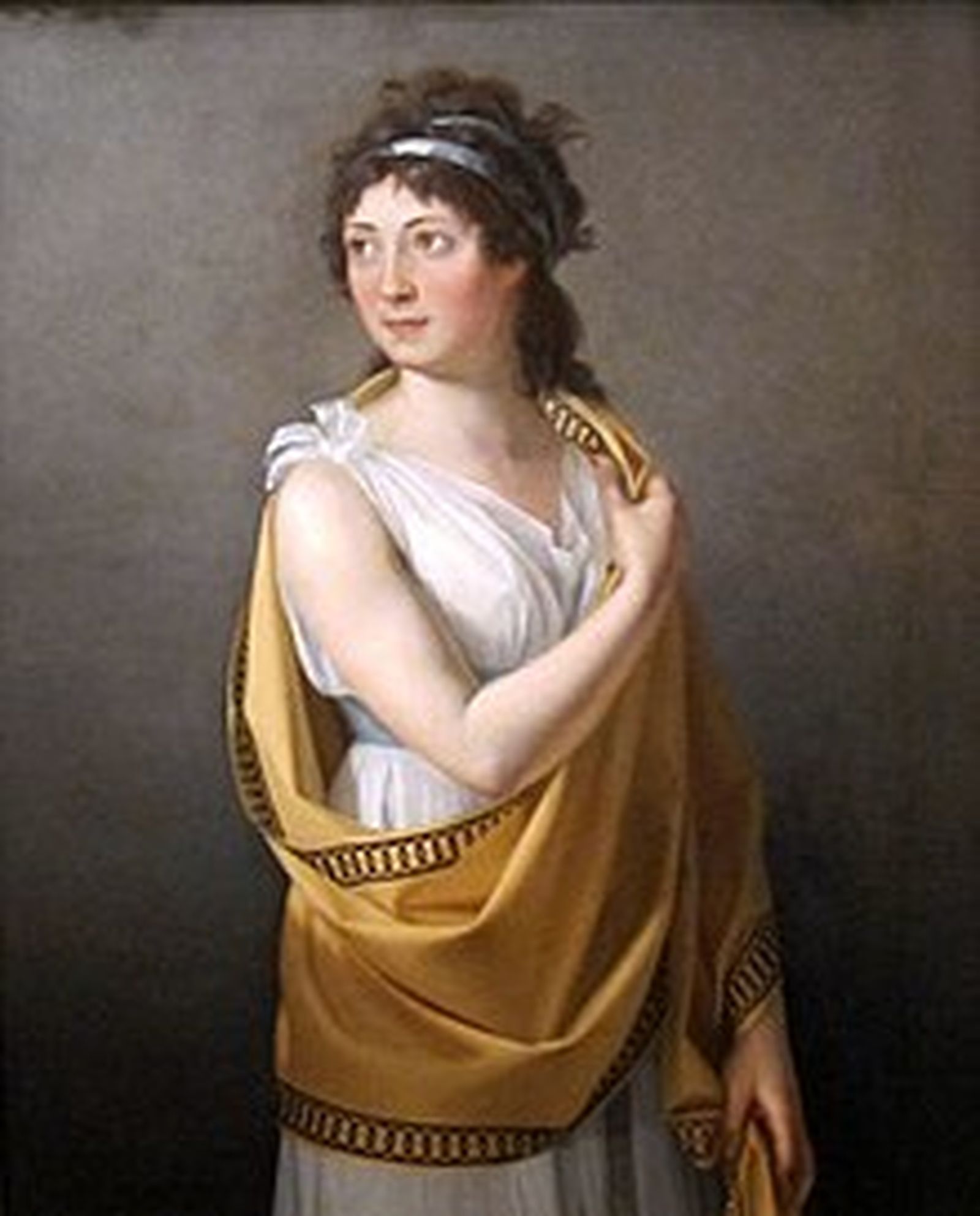 Retrato de Teresa Cabarrús expuesto en el museo de San Diego, EEUU