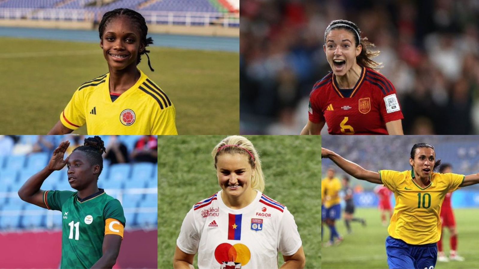 Estas son las 5  estrellas de fútbol femeninas  de París
